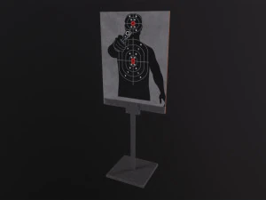 Falling Target 3D Model