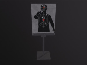 Falling Target Modèle 3D