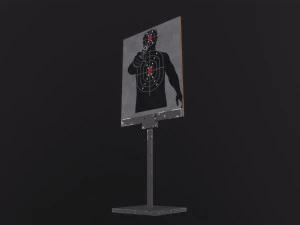 Falling Target 3D Model