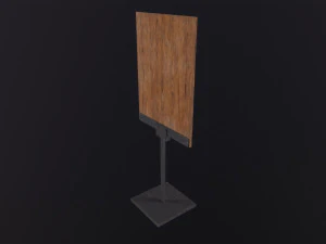 Falling Target 3D Model