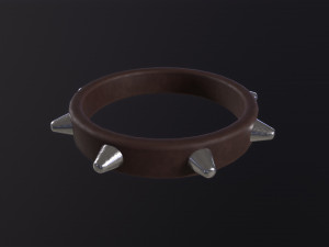 Spiked Collar 3D Model