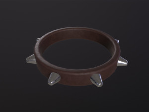 Spiked Collar 3D Model