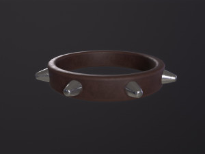 Spiked Collar 3D Model