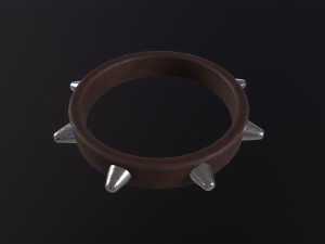 Spiked Collar 3D Model