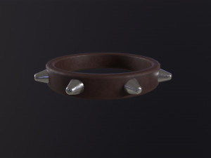 Spiked Collar 3D Model