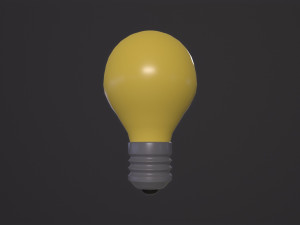 LIGHTBULB icon emoji 3D 模型