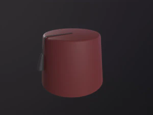 Fas Fez Şapkası 3D Model