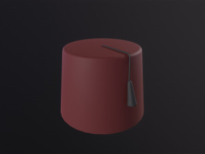 Moroccan Fez Hat 3D Model