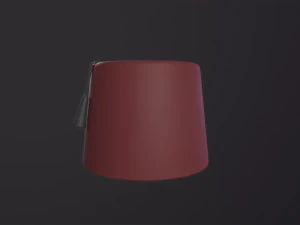 Cappello marocchino di Fez Modello 3D