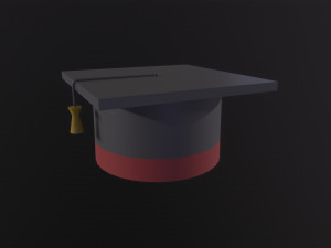Graduation Hat 3D 모델