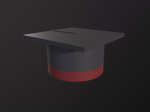 Graduation Hat 3D Модель