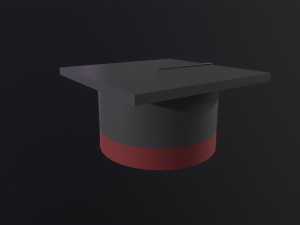 Graduation Hat 3D Модель