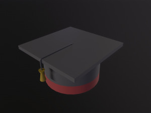 Graduation Hat 3D Модель