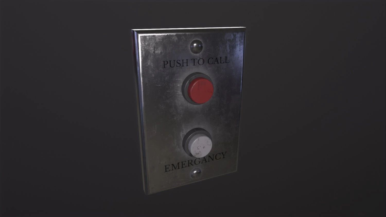 Interruptor met&aacute;lico Modelo 3D .c4d .max .obj .3ds .fbx .stl .blend 