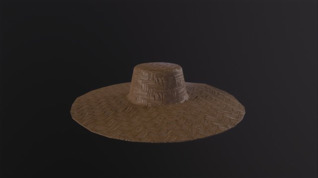 Farmers Hat 3D Model in Other 3DExport