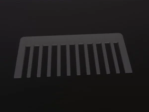 Wide tooth comb 3D Model