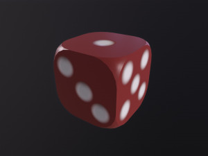 Rounded dice Modello 3D