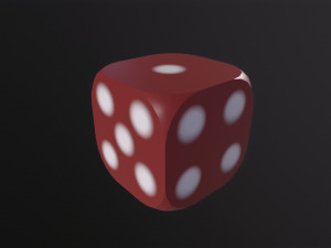 Rounded dice Modello 3D