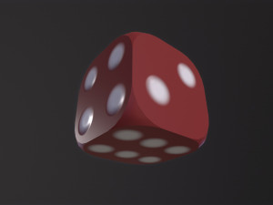 Rounded dice Modello 3D