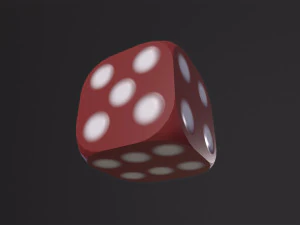 Rounded dice 3D Model