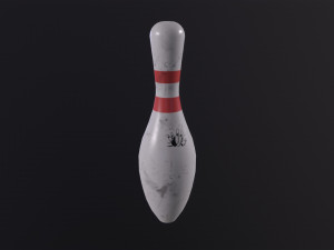 Old Bowling Pin Modelo 3D