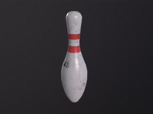 Old Bowling Pin Modelo 3D