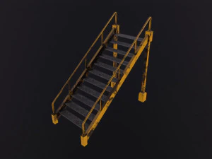 Industrial stairs 3D Model