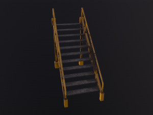 Industrial stairs Modèle 3D