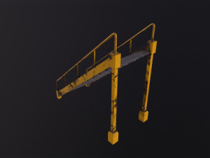 Industrial stairs Modèle 3D