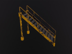 Industrial stairs Modèle 3D