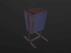 &Ccedil;&ouml;p tenekesi 3D Model