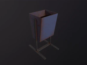 Trash Can 3D Model