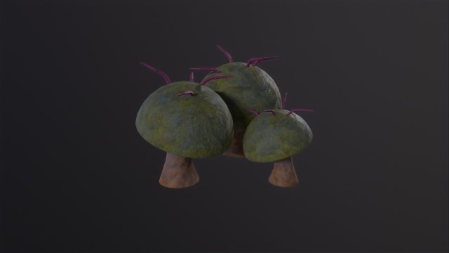 Alien Flora Model 3D .c4d .max .obj .3ds .fbx .stl .blend 