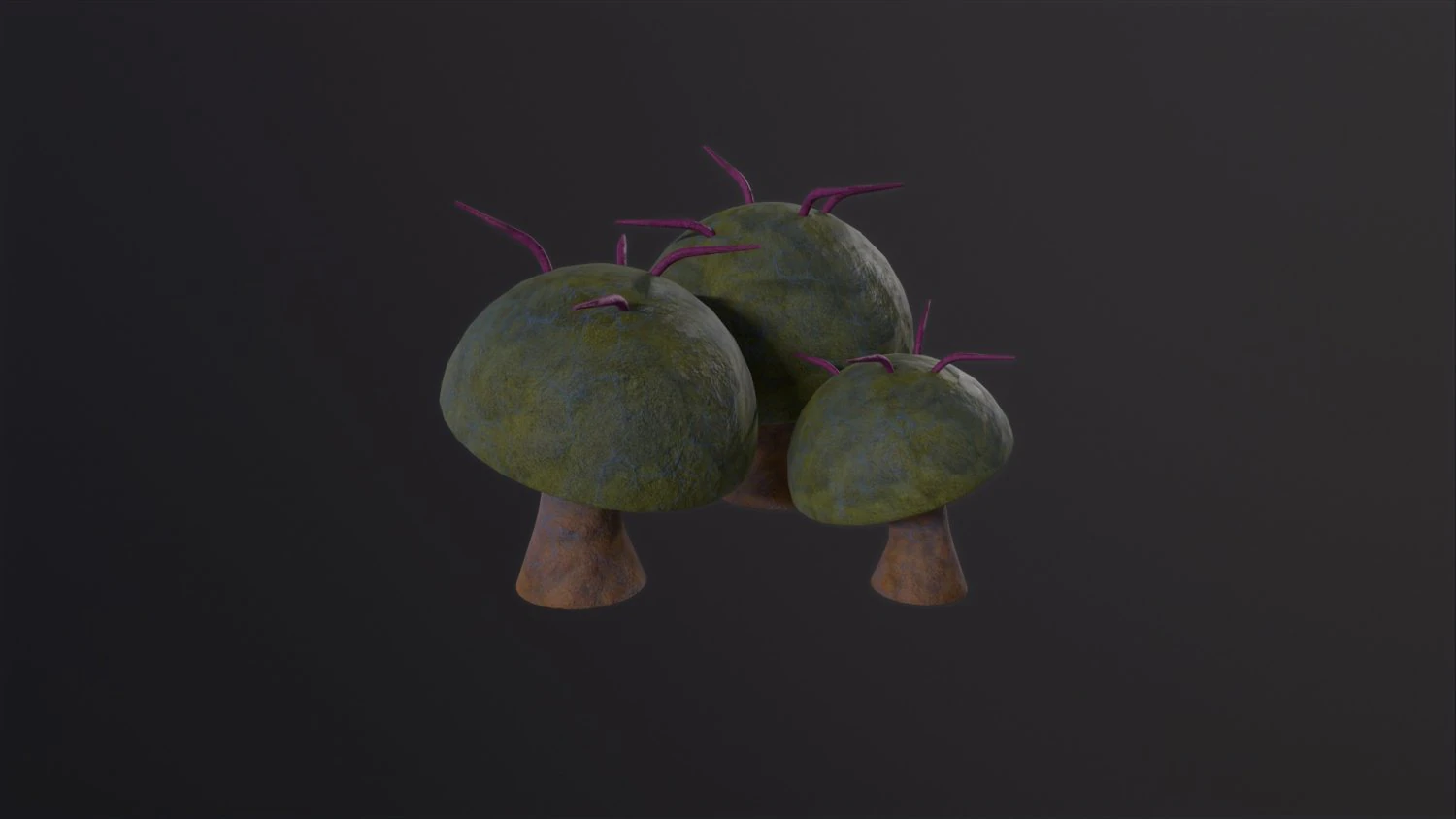 Alien Flora 3D Model .c4d .max .obj .3ds .fbx .stl .blend 