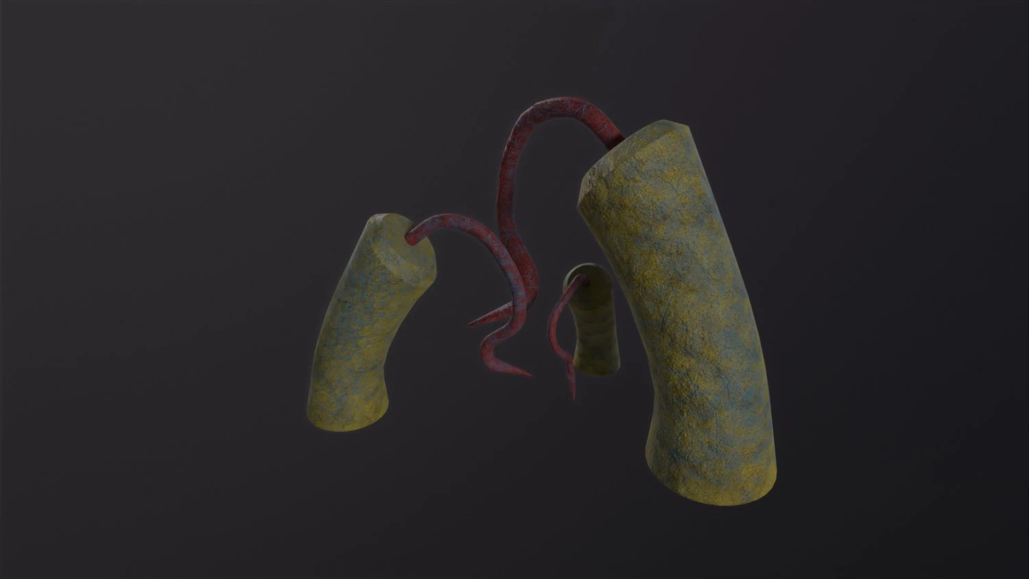 Alien Flora 3D Model .c4d .max .obj .3ds .fbx .stl .blend 
