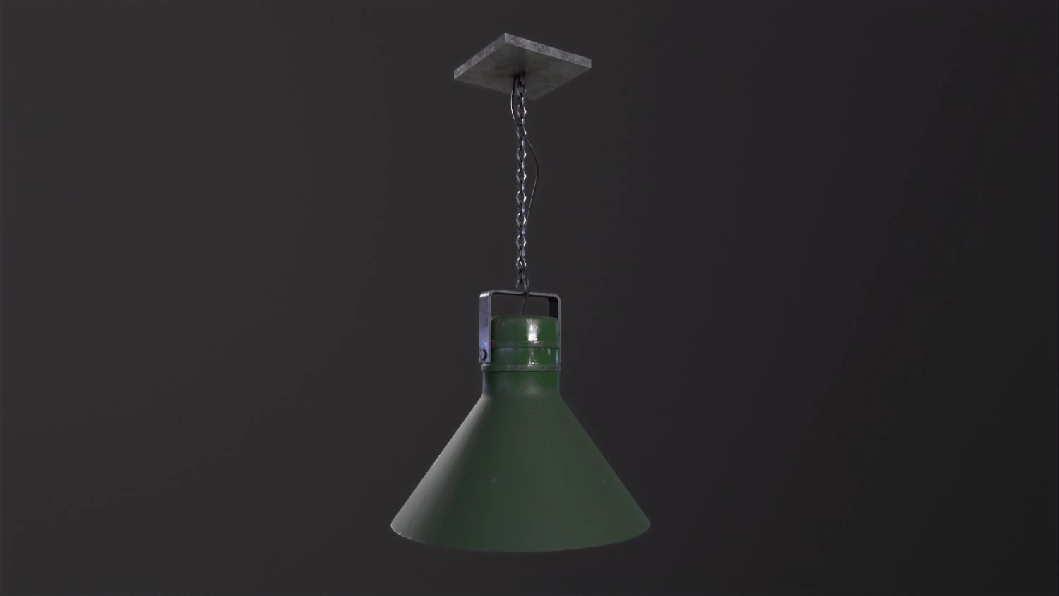 Hangar Lamp 3D Model .c4d .max .obj .3ds .fbx .stl .blend