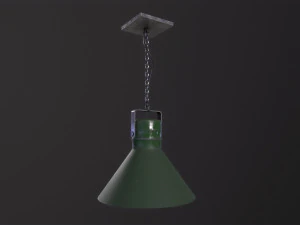 격납고 램프 3D 모델