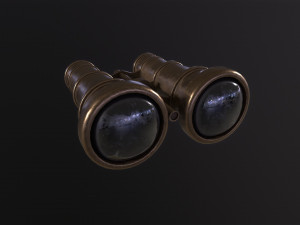 Old Binoculars 3D Model