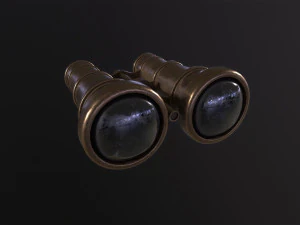 Old Binoculars 3D Model