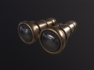 Old Binoculars 3D मॉडल
