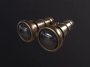 Old Binoculars 3D Model