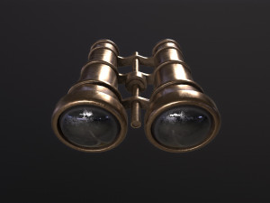 Old Binoculars 3D मॉडल