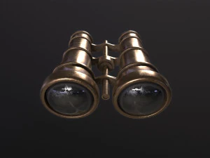 Old Binoculars 3D Model