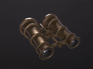 Old Binoculars 3D Model
