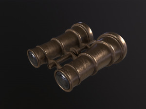 Old Binoculars 3D मॉडल