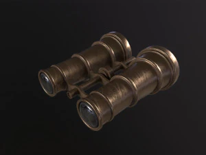 Old Binoculars 3D Model