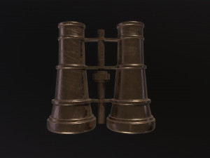 Old Binoculars 3D मॉडल