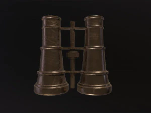 Old Binoculars 3D Model