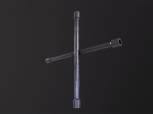 Lug Wrench 3D Model