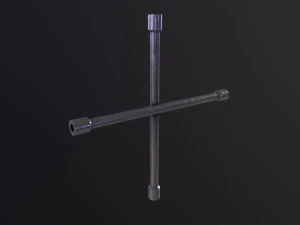 Lug Wrench 3D Model